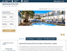 Tablet Screenshot of dunasclub-fuerteventura.com